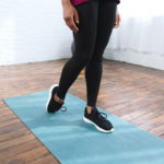 Toe drag stretch to prevent shin splints