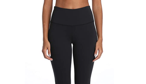 Buy Oalka Women's Yoga Capris Running Pants Workout Leggings Dye-Black S  Online at desertcartKUWAIT